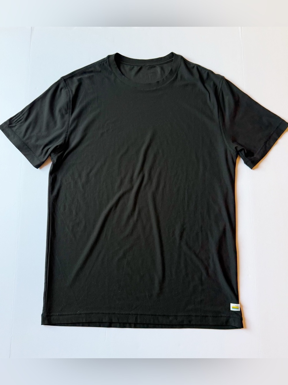 Vuori Strato Tech Tee Short Sleeve Crew Black Medium